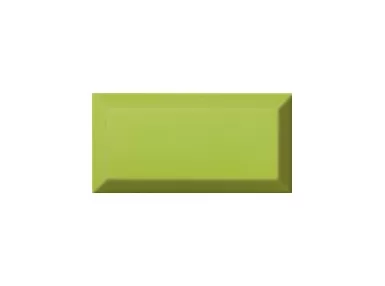 Bisel Verde Brillo 10x20 - zielona płytka ścienna w stylu metro