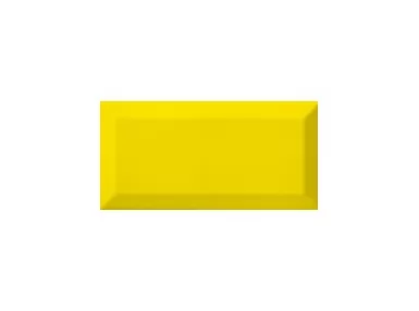 Bisel Limon Brillo 10x20 - żółta płytka ścienna w stylu metro