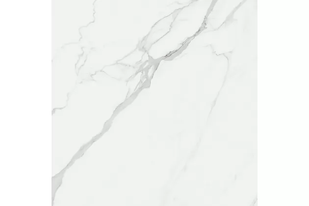 White Marble Statuario Lap. 121x121 - płytka gresowa