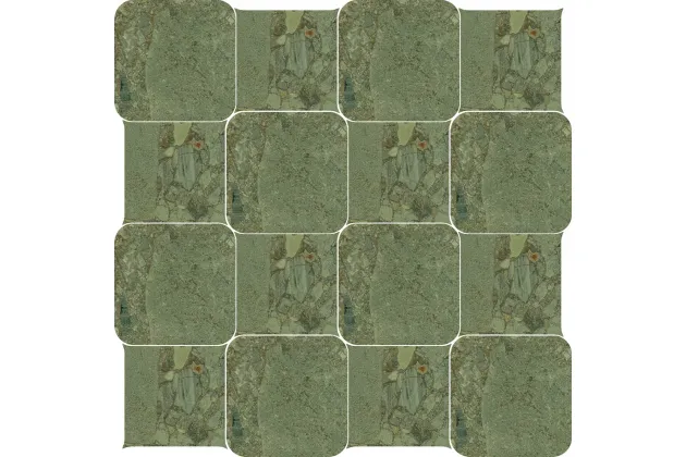 Checkers Rounded Green Giada 28,6x28,6 - płytka gresowa