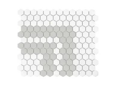 Mini Hexagon Stripe 2.2.A Matt 30x26 - mozaika gresowa