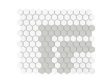 Mini Hexagon Stripe 2.3.A Matt 30x26 - mozaika gresowa