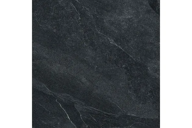 Shale Dark Nat. 80x80 SL0588 - czarna płytka gresowa